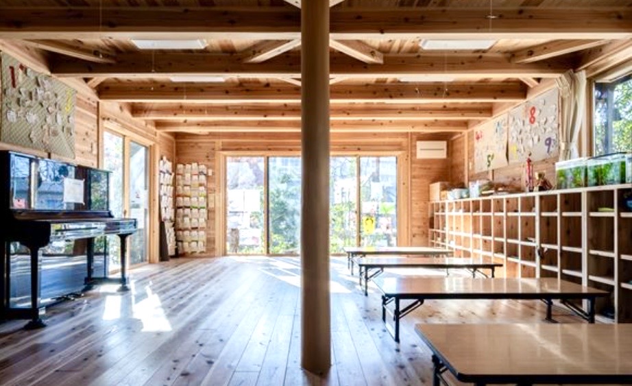 ピアノのある明るい教室